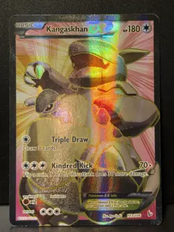 Kangaskhan EX 103/106 XY Flashfire Holo Ultra Rare Full Art Pokemon Card AB2 MP1 - Image 2