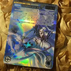 Hatsune Miku Diva BW Goddess Waifu Anime Holo Card SIGNATURE Star - Image 3