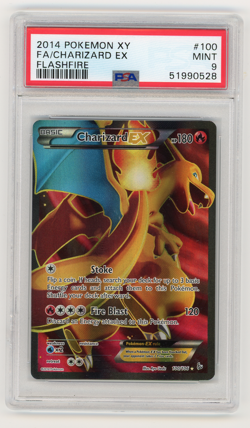 Charizard EX Flashfire Holo Full Art Card 100/106 Charizard PSA 9 - Image 1