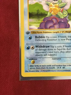 Pokemon TCG 1st Edition Shadowless Squirtle 63/102 NM/BETTER - Image 4
