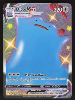 Ditto VMAX SV119/SV122 Pokemon TCG Shining Fates: Shiny Vault NM - Image 1