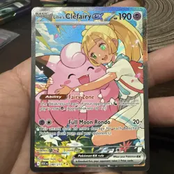 Lillie’s Clefairy ex 280/217 SECRET SIR Pokemon Ascended Heroes well centered - Image 1