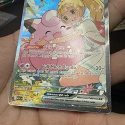 Lillie’s Clefairy ex 280/217 SECRET SIR Pokemon Ascended Heroes well centered - Image 4