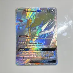 Pokemon TCG Necrozma GX Rainbow Rare Full Art Holo Sm Burning Shadows 153/147 - Image 1