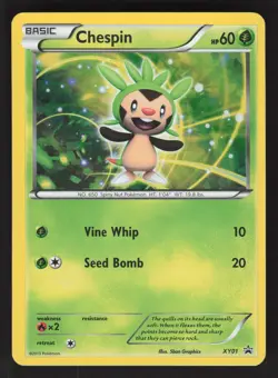 Chespin XY01 Pokemon TCG XY Promos MP - Image 1