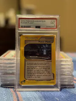 2003 Pokemon Aquapolis Power Plant #139 MINT PSA 9 - Image 1