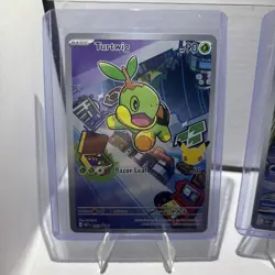 Pokemon TCG First Partner Illustration Collection Holo Chimchar, Turtwig Piplup - Image 5