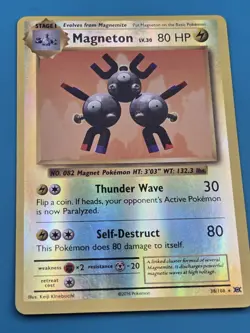 Pokemon Magneton 38/108 XY Evolutions - Reverse Holo RARE MP - Image 1