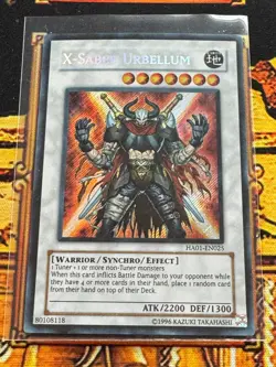 Secret Rare X-Saber Urbellum HA01-EN025 Hidden Arsenal | LP - Image 1