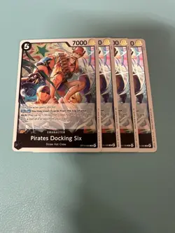 ONE PIECE Pirates Docking Six OP15-088 R ENGLISH PLAYSET - Image 1