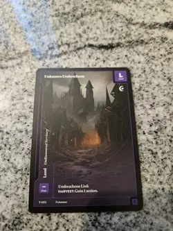 Wonders of the First Silent Sting FOIL Umbrathene Land T-024/T-025 - Image 2