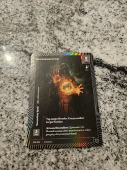 Wonders of the First Existence Gravitational Grasp 258/401 Uncommon Holo Foil NM - Image 1