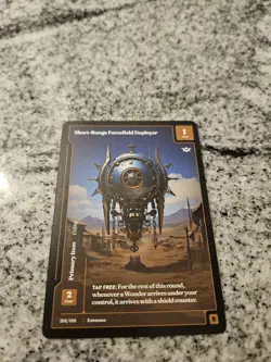 Wonders of the First Short-Range Forcefield Deployer Rare Existence - Image 1