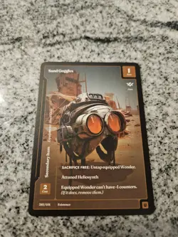 Wonders of the First - Sand Goggles 285/401 Secondary Item - Image 1