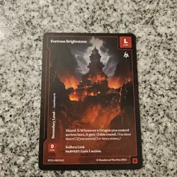 Wonders of the First - Fortress Brightstone ST25-015/042 Secondary Land NM - Image 1