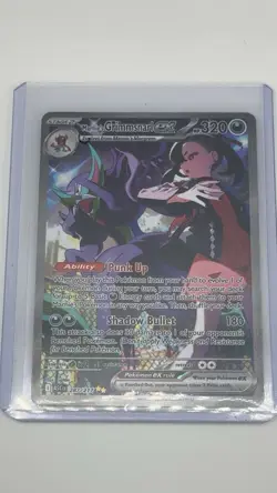Pokemon Marnie's Grimmsnarl EX 287/217 ASC EN Full Art Foil Rare Card TCG - Image 1