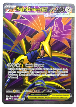 Mega Skarmory ex - 106/088 - Pokemon TCG Perfect Order Ultra Rare Pokemon Card - Image 1