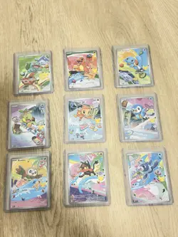 Pokemon 2026 First Partner Illustration Collection Series 1 Promo Set (9 Cards) - Image 1