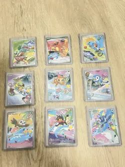 Pokemon 2026 First Partner Illustration Collection Series 1 Promo Set (9 Cards) - Image 2