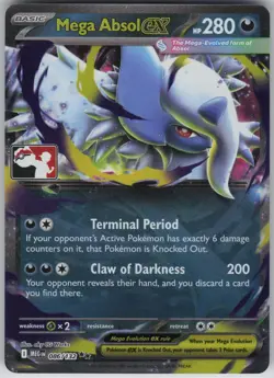 Mega Absol ex Double Rare Prize Pack Series Cards 086/132 NM - Image 1