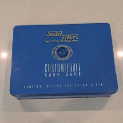 Decipher Star Trek TNG Customizable Card Game Collector's Tin Mendon Spock Data - Image 1