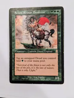 1x Seton, Krosan Protector Odyssey MTG Magic the Gathering LP - Image 1