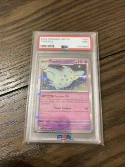 2023 POKEMON OBSIDIAN FLAMES OBF EN 85 TOGEKISS - PSA 9 - Image 1