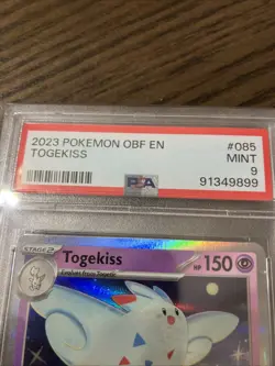 2023 POKEMON OBSIDIAN FLAMES OBF EN 85 TOGEKISS - PSA 9 - Image 3