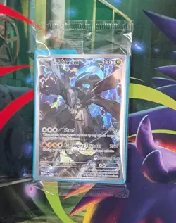 Sealed N's Zekrom Ascended Heroes ETB Promo Pokemon Center Stamped MEP 031 - Image 1