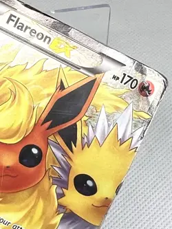 Flareon EX-Full Art Generations: Radiant Collection Pokemon-Heavily Played - Image 3