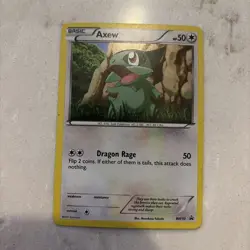 Pokemon TCG Axew BW Black Star Promos BW10 Holo Promo - Image 1