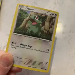 Pokemon TCG Axew BW Black Star Promos BW10 Holo Promo - Image 4