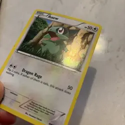 Pokemon TCG Axew BW Black Star Promos BW10 Holo Promo - Image 5