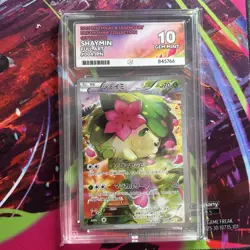 2016 POKEMON JPN MYTHICAL LEGEND DREAM SHINE 004 FULL ART/SHAYMIN PERFECT ACE 10 - Image 1