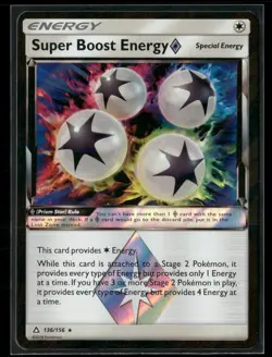 Pokemon - Super Boost Energy Prism Star 136/156 SM Ultra Prism LP - Image 1