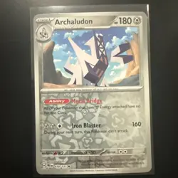 Pokemon TCG Prismatic Evolutions Archaludon Card 70/131 Mint Condition - Image 1