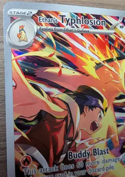 Ethan's Typhlosion 190/182 - Destined Rivals - Illustration Rare Pokemon Card - Image 3