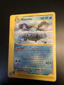 Blastoise 37/165 Expedition Base Set Non Holo Pokemon Card - Image 1