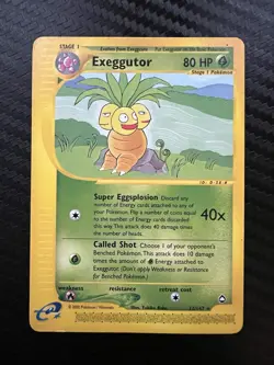 Exeggutor 12/147 Aquapolis Pokemon Card - Image 1