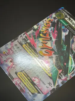 M Rayquaza EX 76/108 XY Roaring Skies Mega Holo Ultra Pokemon Card ISL LP1 - Image 5