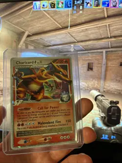 Pokemon TCG Charizard G LV.X DP45 Holo Promo Card NP-LP Condition - Image 1