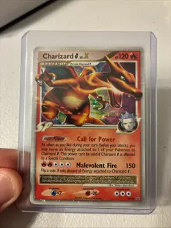 Pokemon TCG Charizard G LV.X DP45 Holo Promo Card NP-LP Condition - Image 2