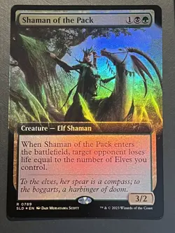 Mtg Secret Lair — Shaman Of The Pack —Foil—NM - Image 1