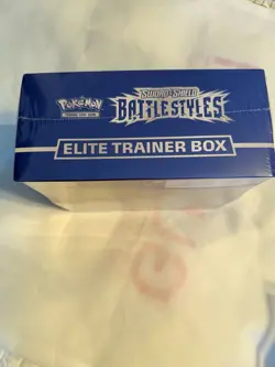 POKEMON TCG BATTLE STYLES BLUE FACTORY SEALED ELITE TRAINER BOX ETB - Image 4