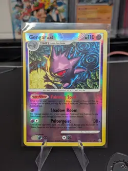 LP NM Pokemon Gengar Reverse Holo Card 18/100 LV 43 18/100 LV.43 2008 Stormfront - Image 1