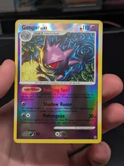 LP NM Pokemon Gengar Reverse Holo Card 18/100 LV 43 18/100 LV.43 2008 Stormfront - Image 2