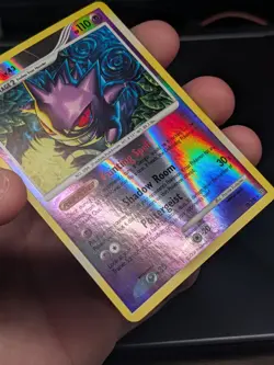 LP NM Pokemon Gengar Reverse Holo Card 18/100 LV 43 18/100 LV.43 2008 Stormfront - Image 3