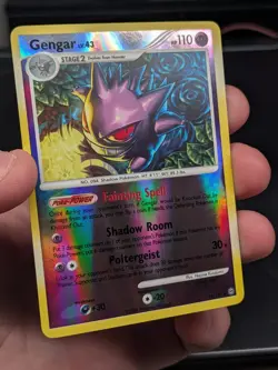 LP NM Pokemon Gengar Reverse Holo Card 18/100 LV 43 18/100 LV.43 2008 Stormfront - Image 5