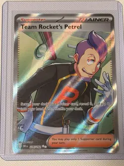 Pokemon TCG Team Rocket's Petrel 226/182 Destined Rivals Full Art Ultra Rare NM - Image 1