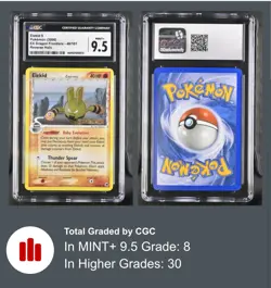 Elekid 48/101 - Pokemon EX Dragon Frontiers Stamped Rev. Holo CGC 9.5 - Image 3